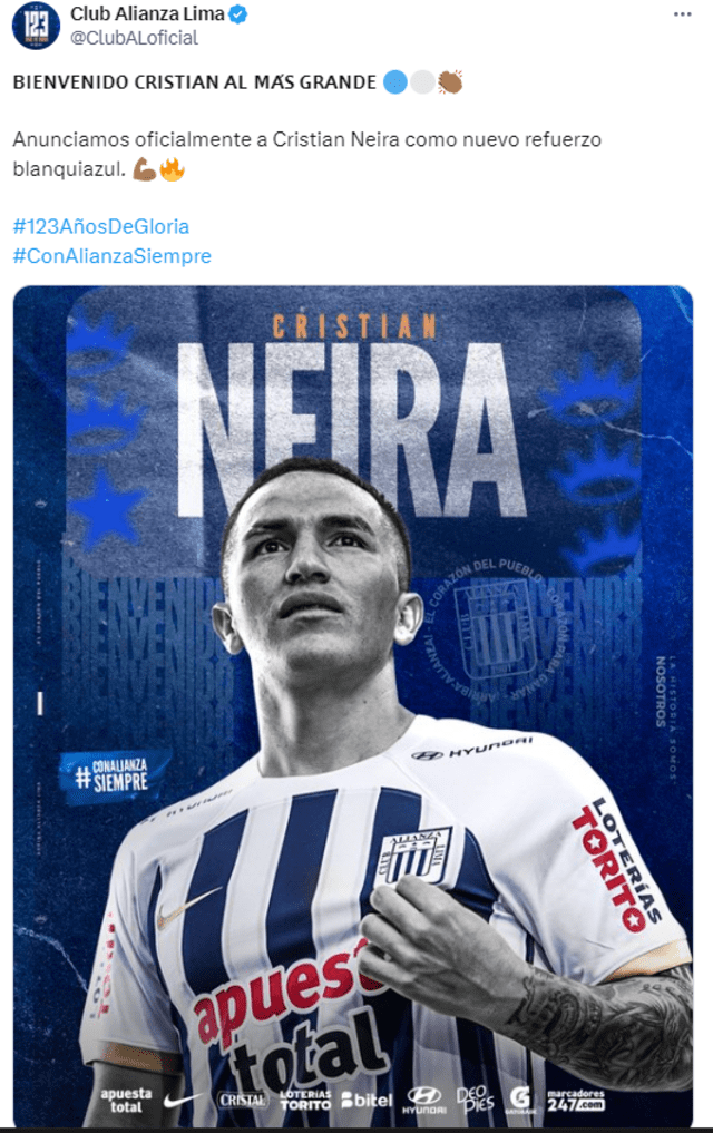 Cristian Neira Alianza Lima Cristian Neira Alianza Lima