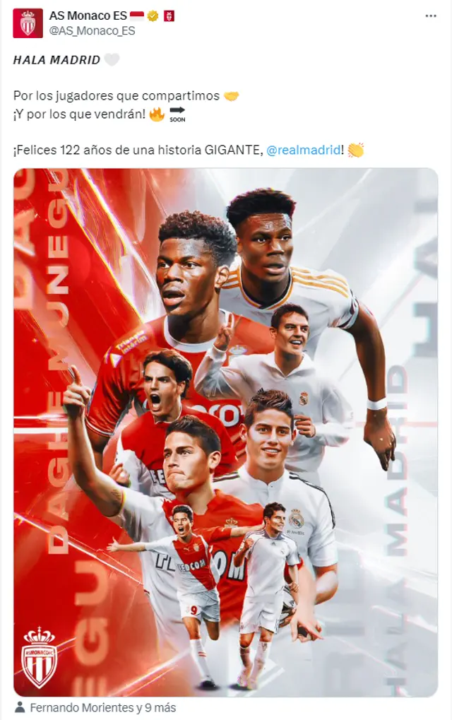 Mónaco, Real Madrid