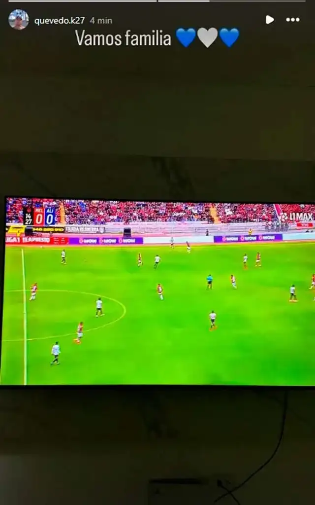 Kevin Quevedo publicó una foto del Alianza Lima vs Melgar Kevin Quevedo publicó una foto del Alianza Lima vs Melgar