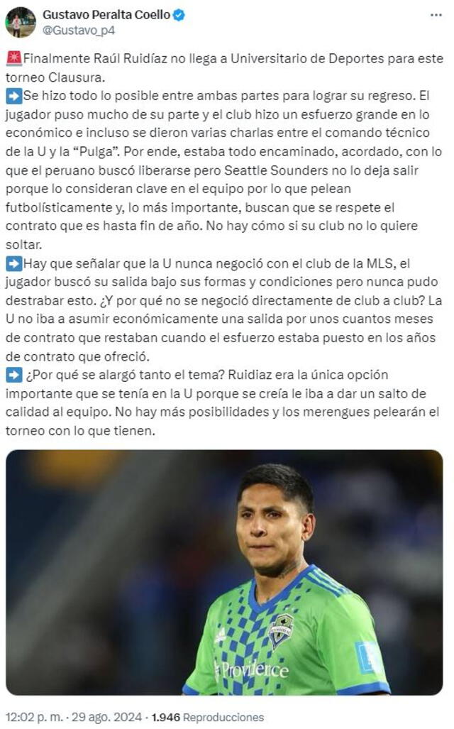Raúl Ruidíaz Raúl Ruidíaz