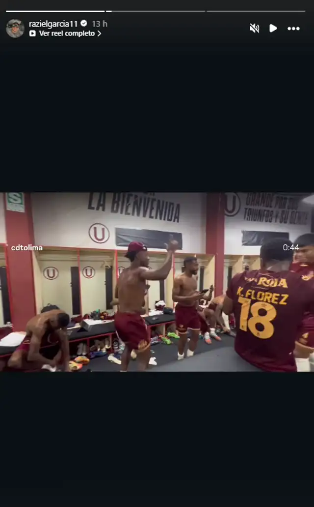 Raziel García coloco el video de celebración de Tolima Raziel García coloco el video de celebración de Tolima
