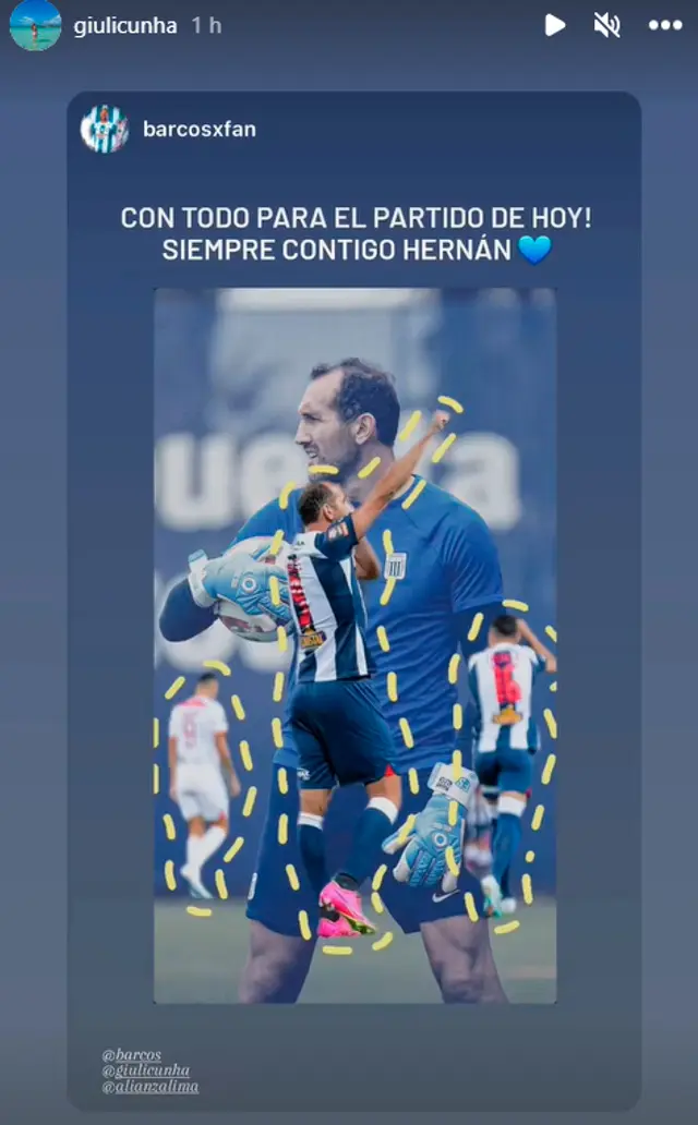 Alianza Lima vs Sporting Cristal  Giuli Cunha  Hernán Barcos