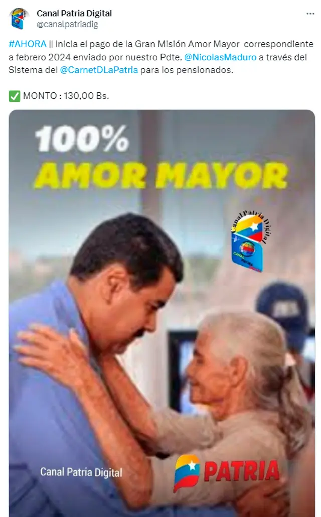 Bono Amor Mayor