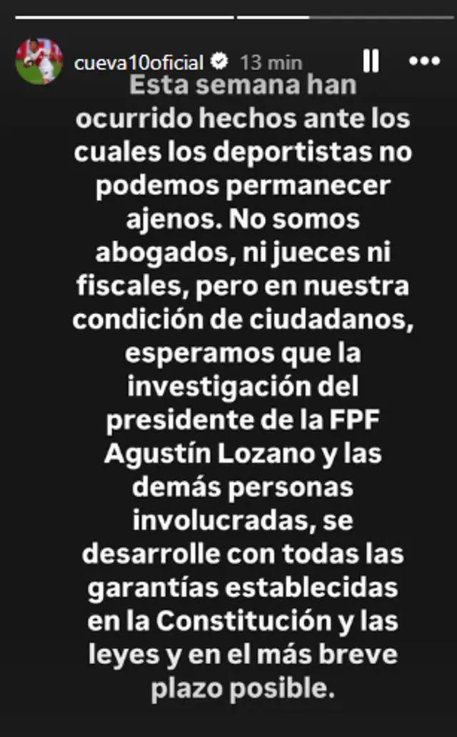 Christian Cueva, Agustín Lozano