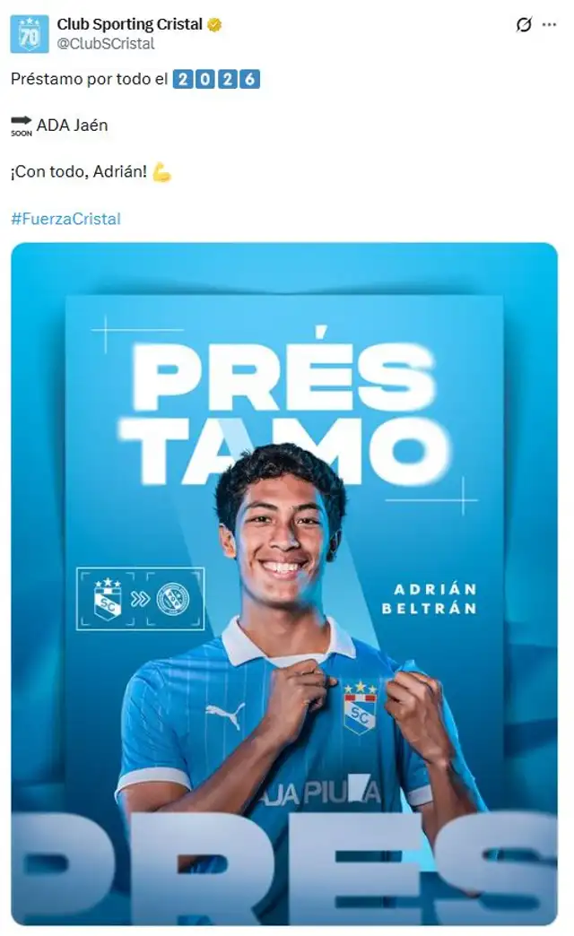 Adrián Beltrán, Sporting Cristal