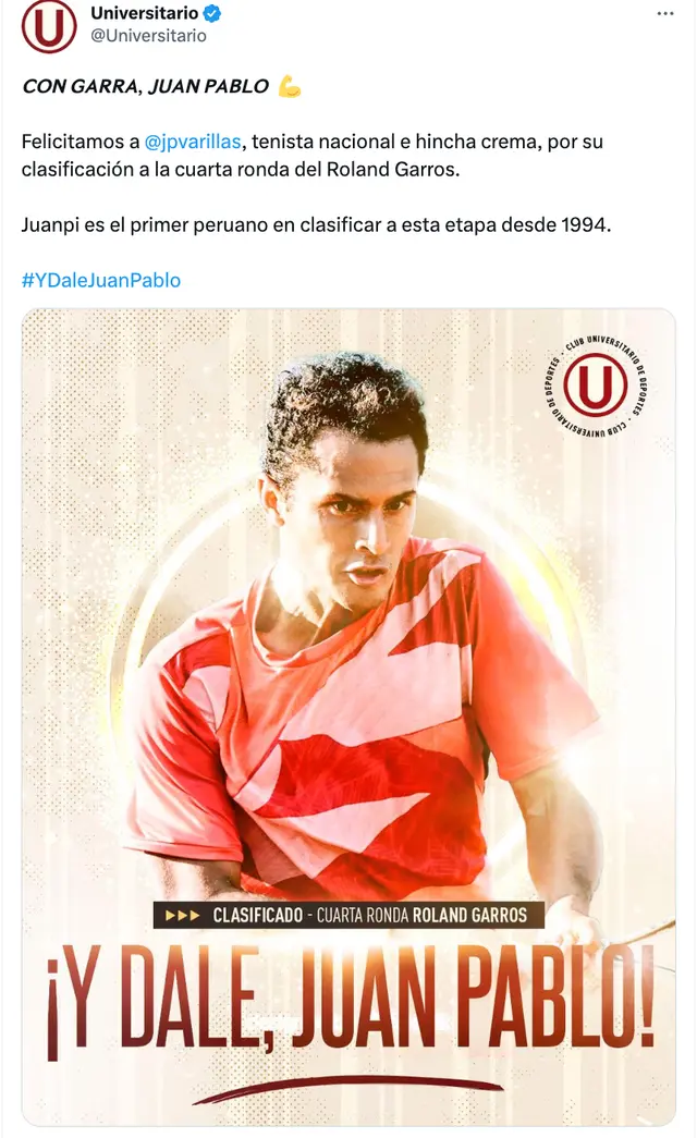 Universitario de Deportes.