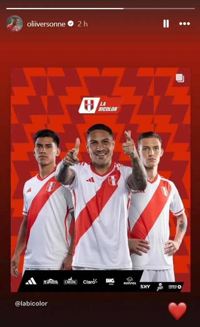 Oliver Sonne usó sus redes sociales para expresar su sentir por su llamado   