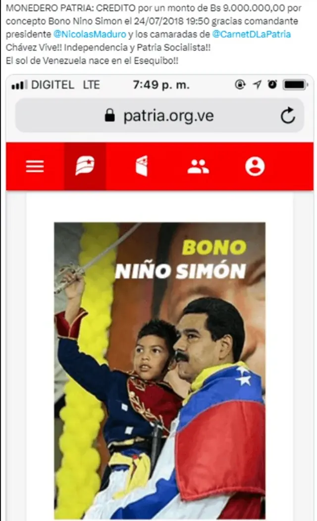Bono Niño Simón