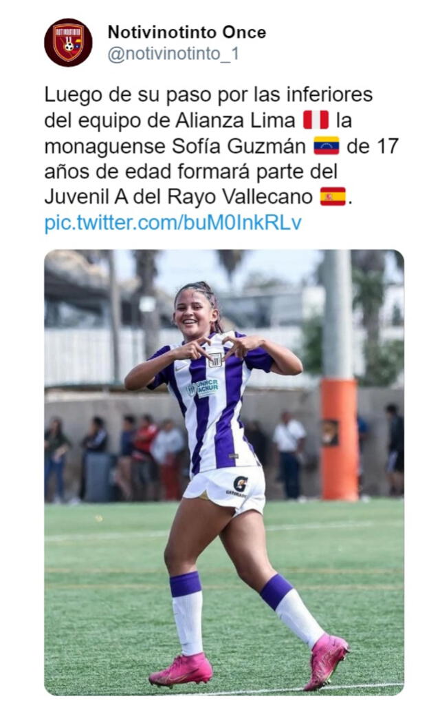 Sofía Guzmán Alianza Lima