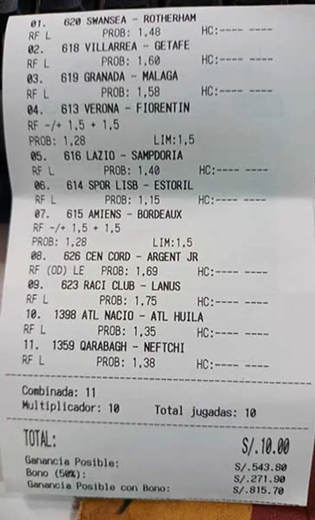 apuestas