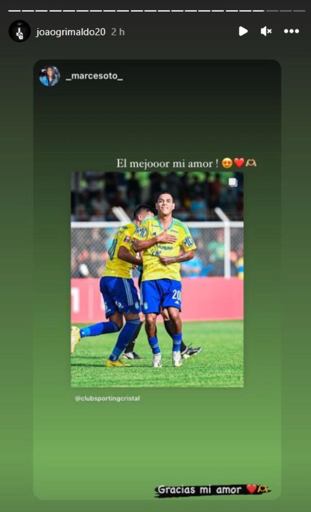 Joao Grimaldo Sporting Cristal