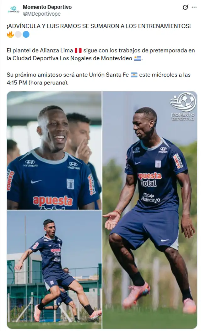 Luis Advíncula y Luis Ramos ya entrenan con Alianza Lima | Momento Deportivo Luis Advíncula y Luis Ramos ya entrenan con Alianza Lima | Momento Deportivo