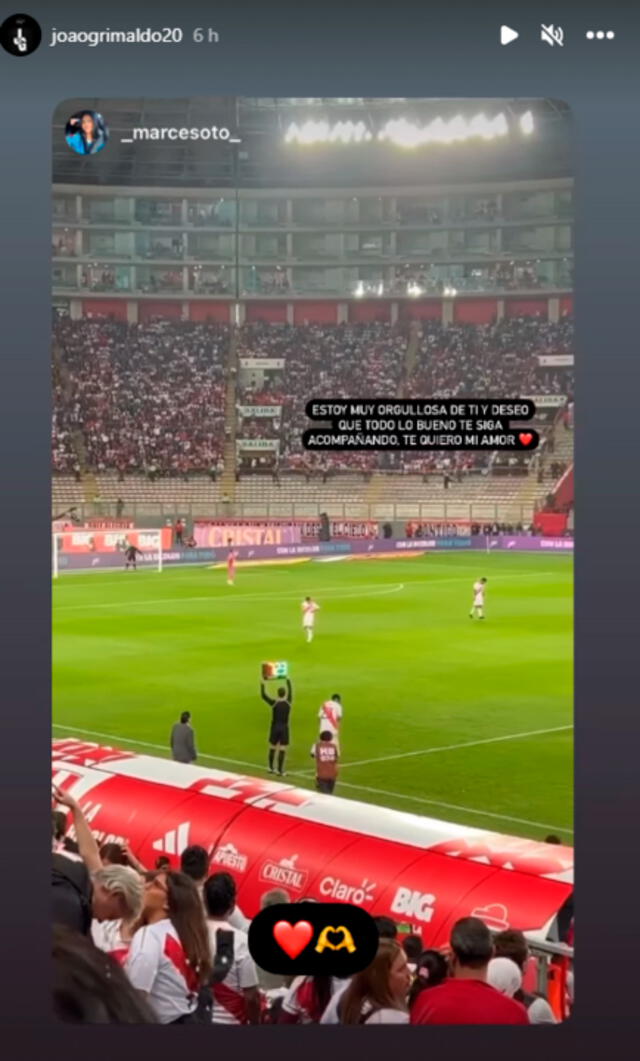 Joao Grimaldo Selección peruana