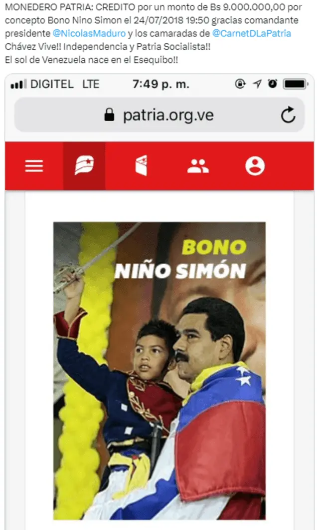 Bono Niño Simón 2024