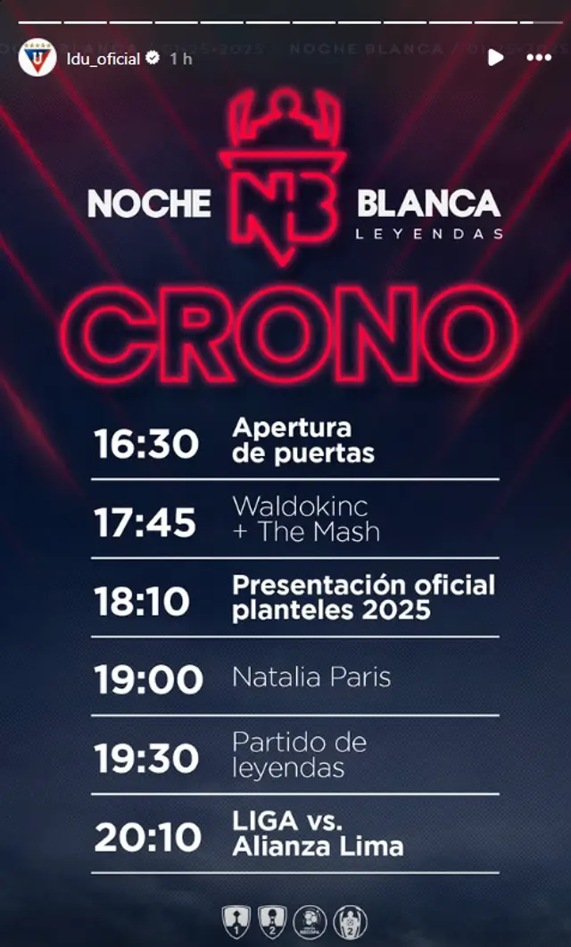 Alianza Lima vs LDU Quito, Noche Blanca