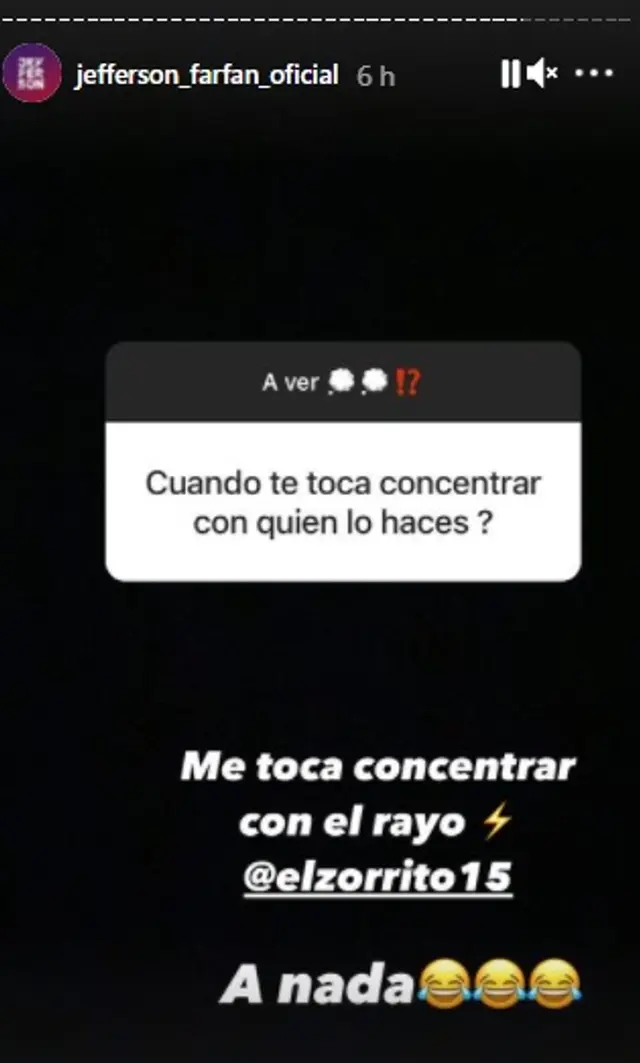 Farfán sobre Wilmer Aguirre