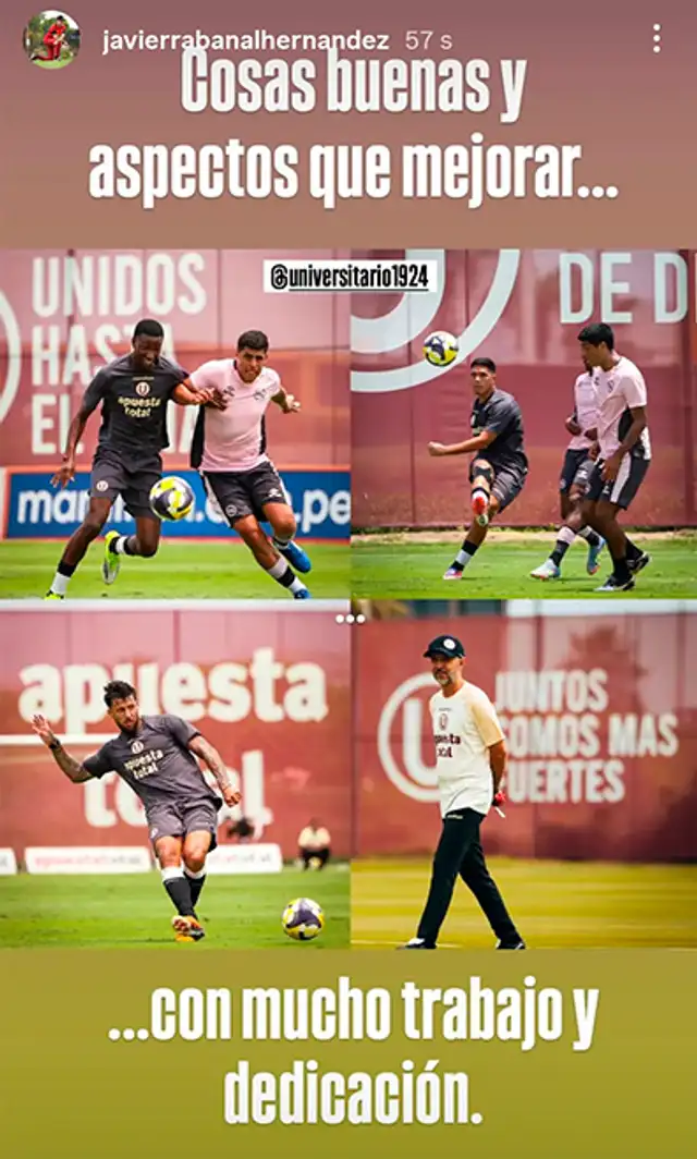 Javier Rabanal, Universitario