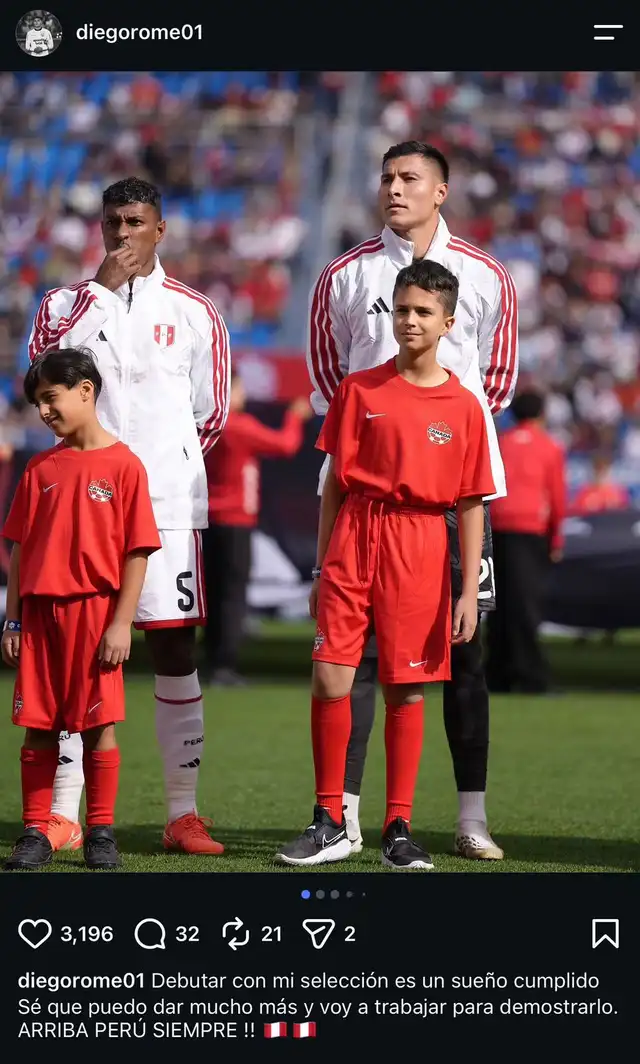 Diego Romero, Selección Peruana