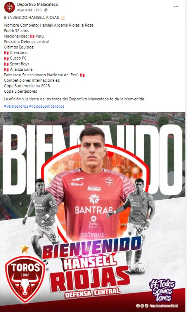 Hansell Riojas, Deportivo Malacateco