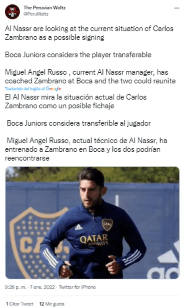 Carlos Zambrano en planes de Al Nassr. Carlos Zambrano en planes de Al Nassr.