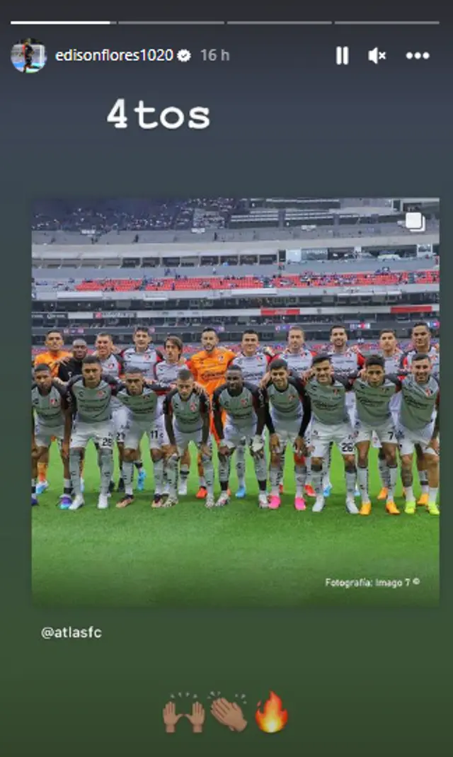 Edison Flores se pronunció tras clasificación de Atlas en la Liga MX.