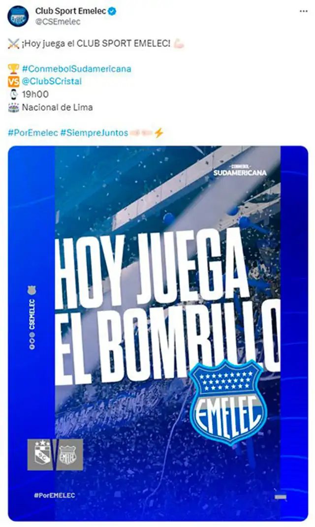 Sporting Cristal vs Emelec Sporting Cristal vs Emelec