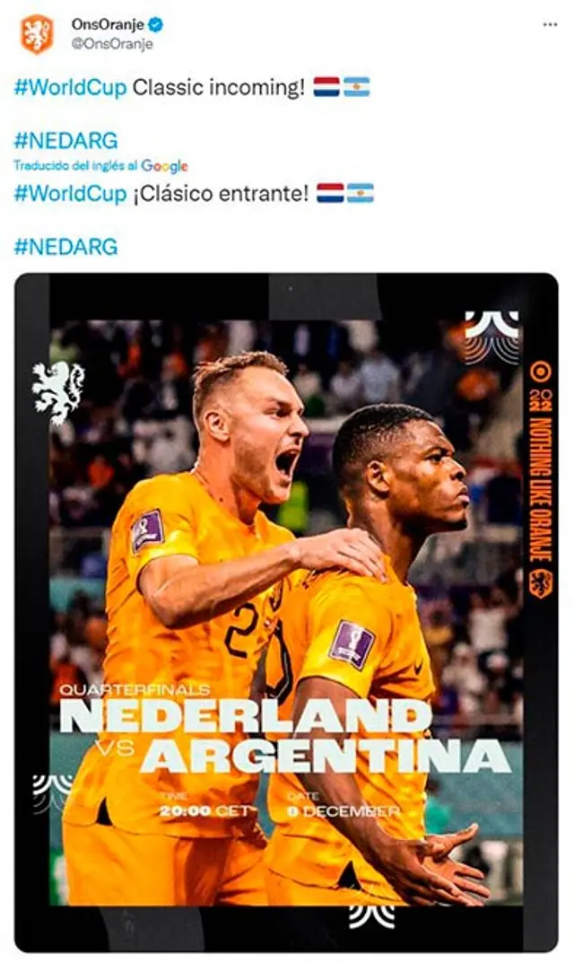 Países Bajos vs Argentina Países Bajos vs Argentina