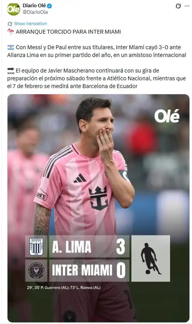 inter miami alianza lima