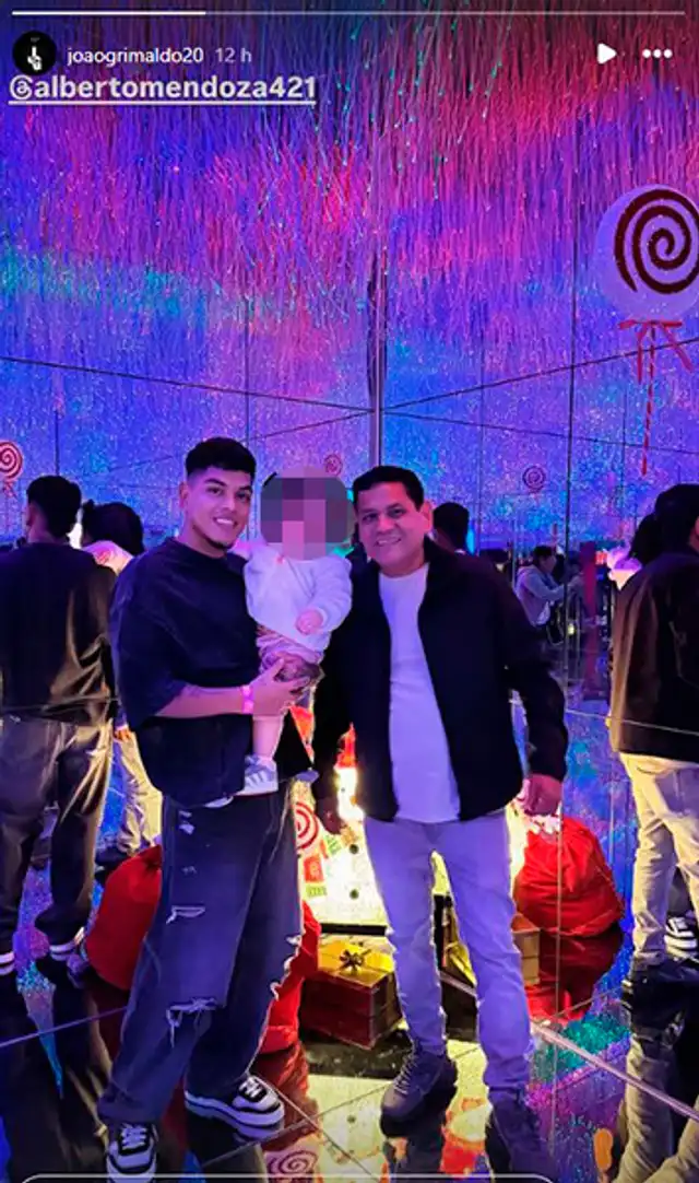 Joao Grimaldo comparte tiempo en familia tras desconvocatoria de la selección peruana. Joao Grimaldo comparte tiempo en familia tras desconvocatoria de la selección peruana.