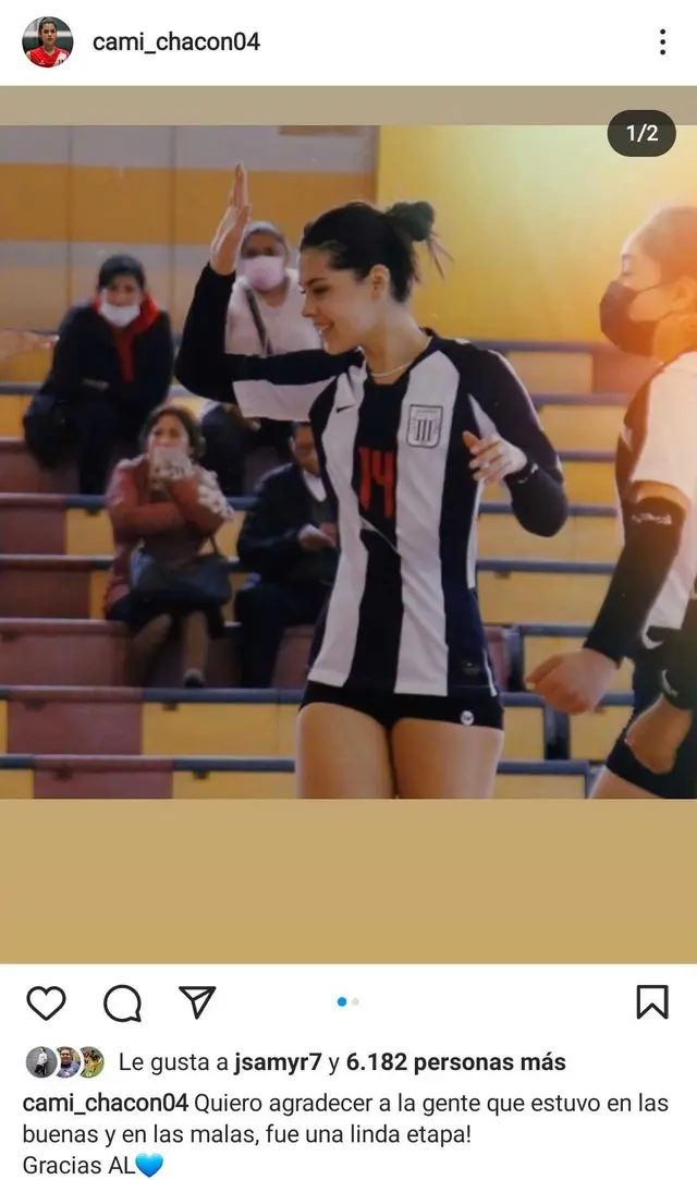 Despedida de Camila Chacón en Alianza Lima.