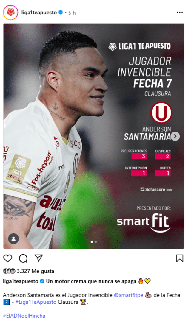 Anderson Santamaría, Universitario de Deportes Anderson Santamaría, Universitario de Deportes