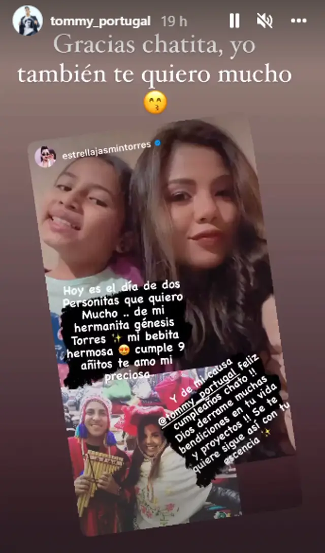 Tommy Portugal, Instagra, Estrella Torres