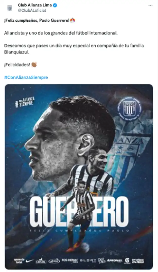 Paolo Guerrero Alianza Lima