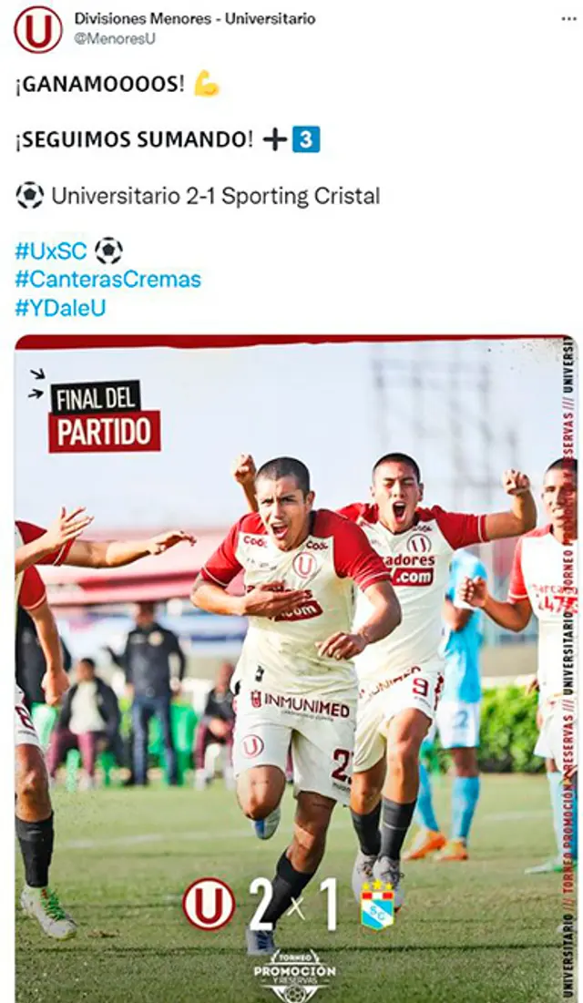 Universitario vs Sporting Cristal