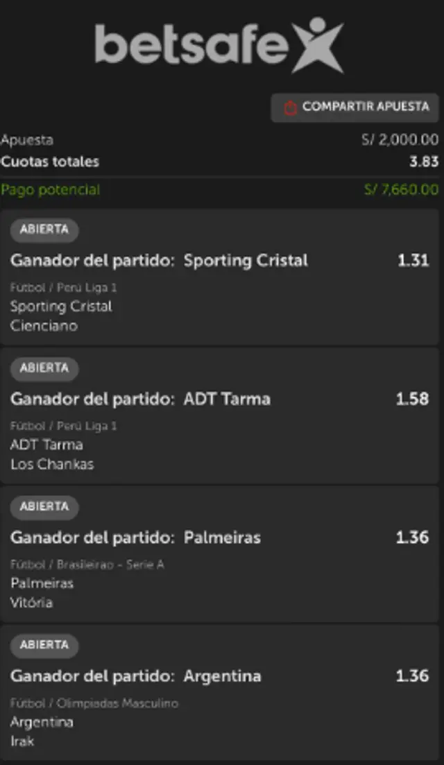 Apuesta deportiva