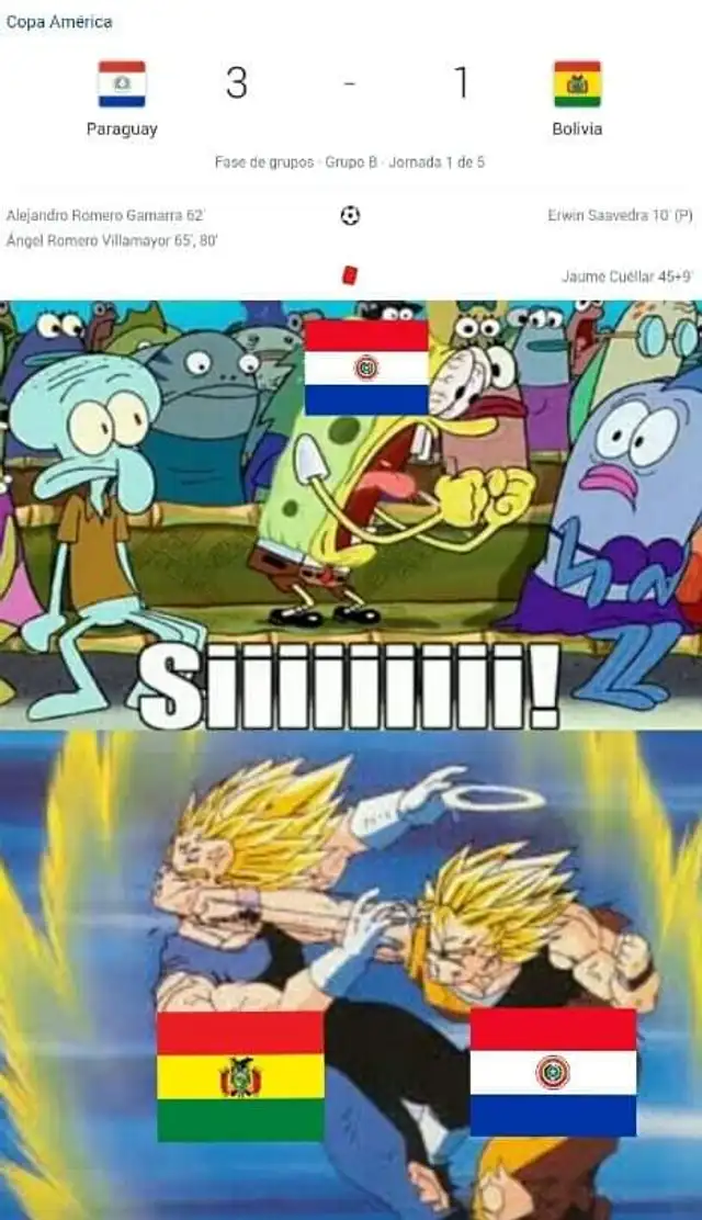 hinchas paraguayos celebran su primera victoria