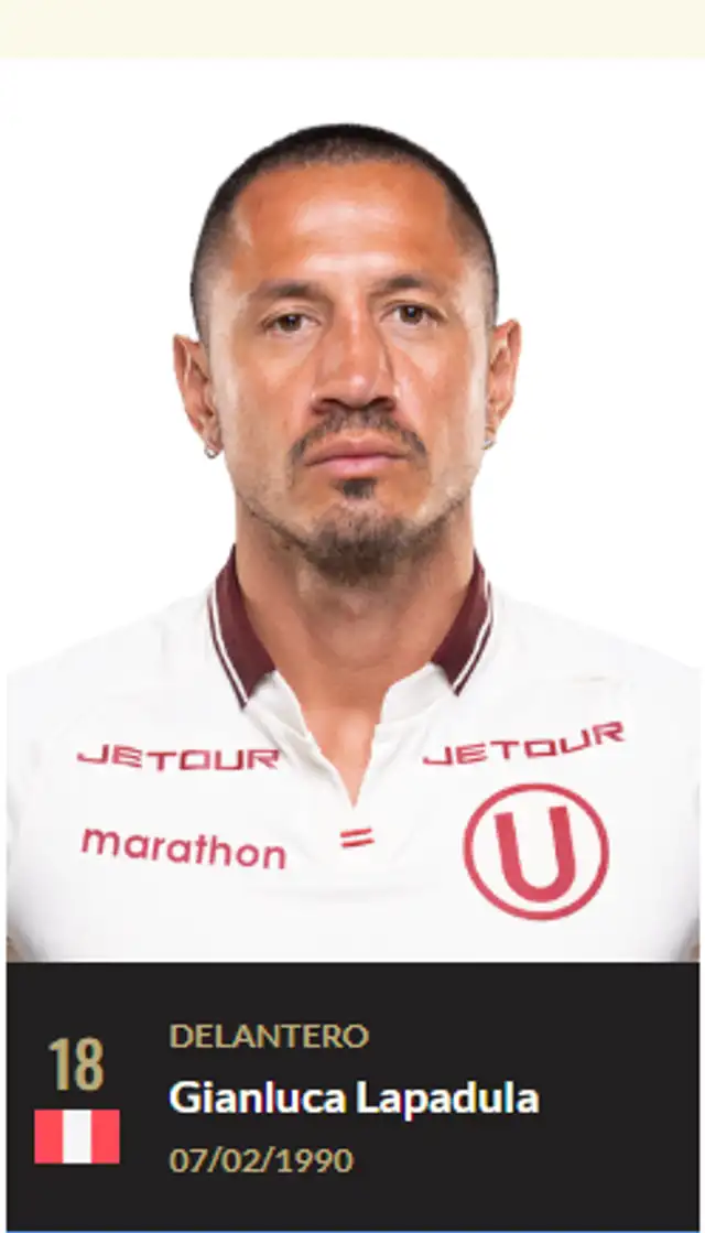 Lapadula llevará el número 18
