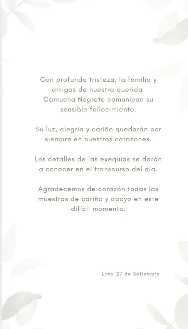 Camucha Negrete