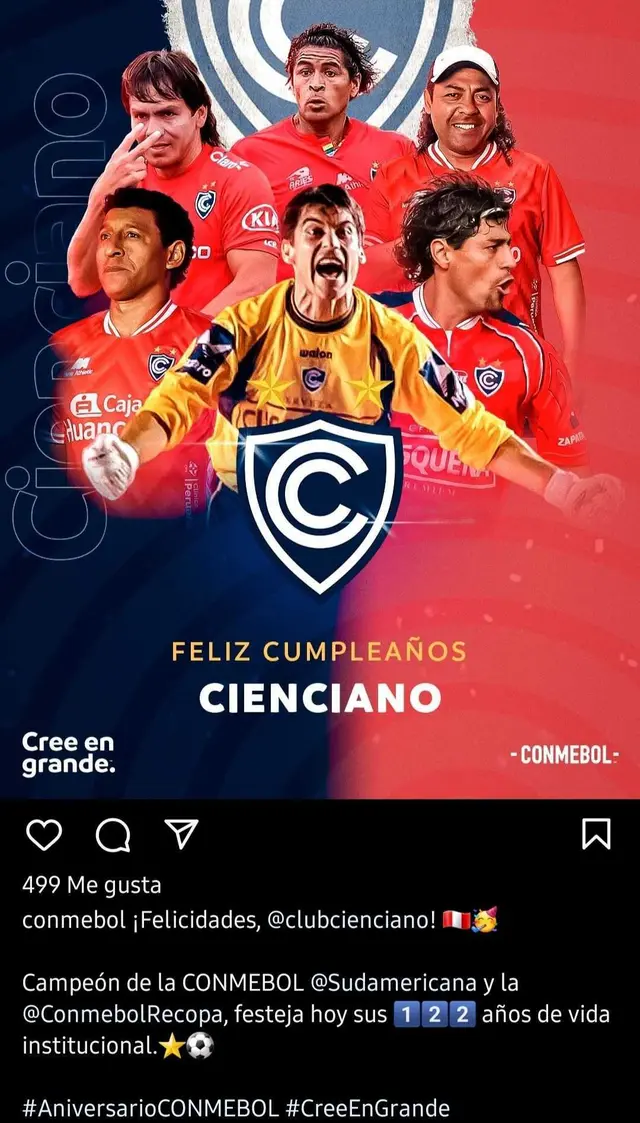 Cienciano, Conmebol