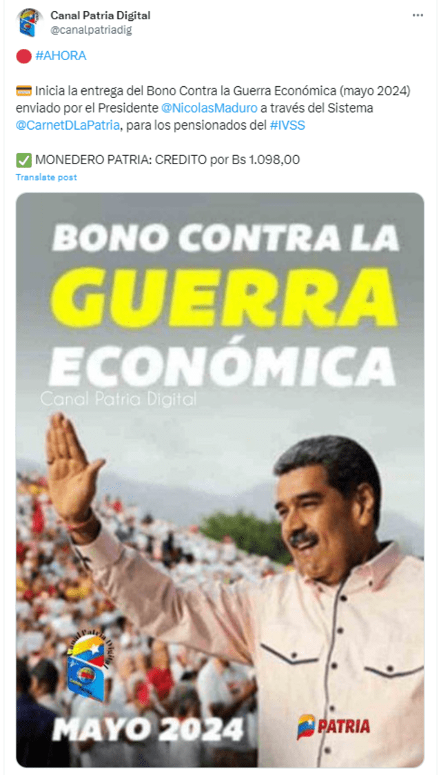 bono 1x10 del buen gobierno