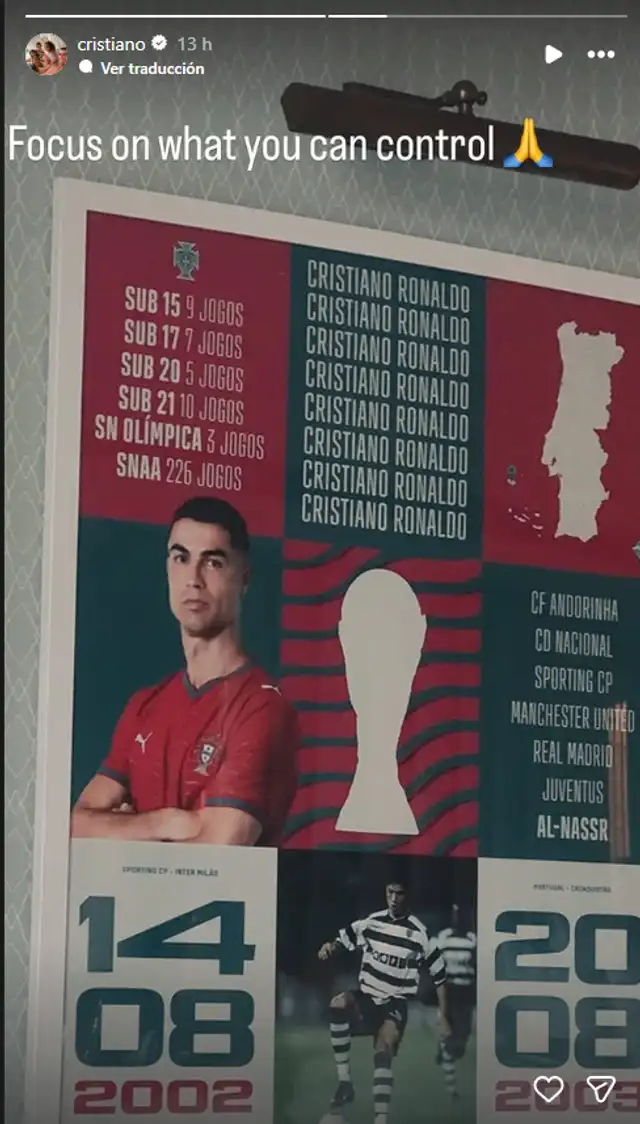 Fue la publicación de Ronaldo Fue la publicación de Ronaldo