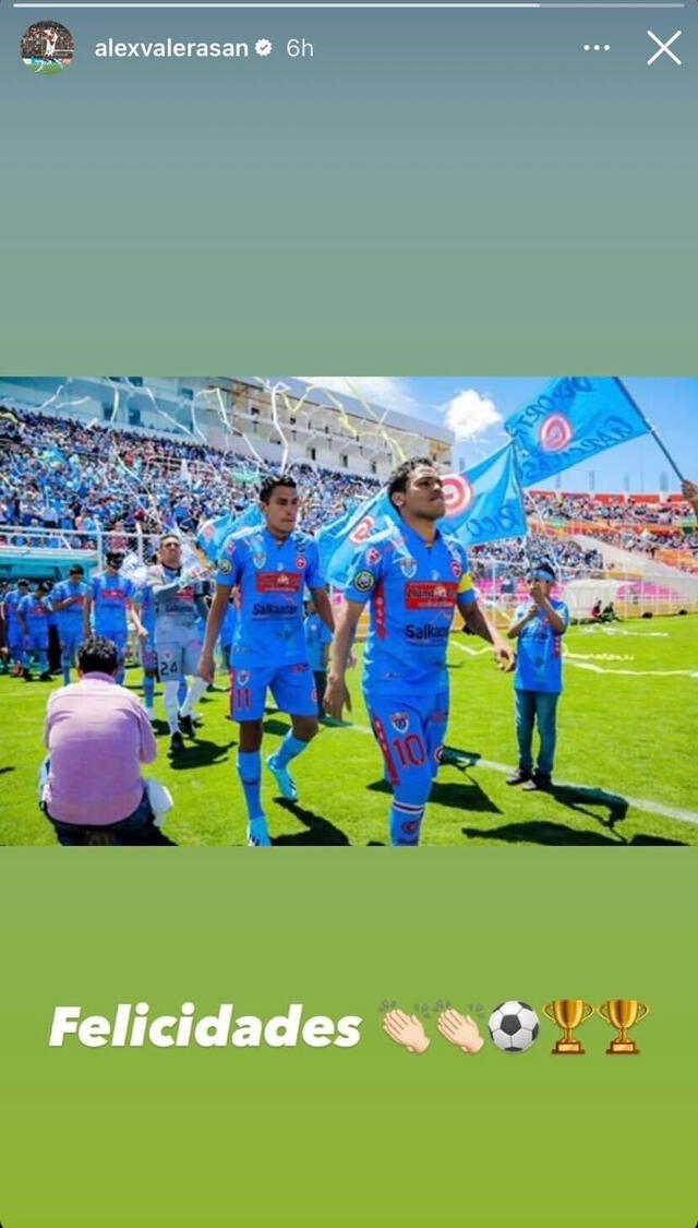 El mensaje de Alex Valera a Deportivo Garcilaso.