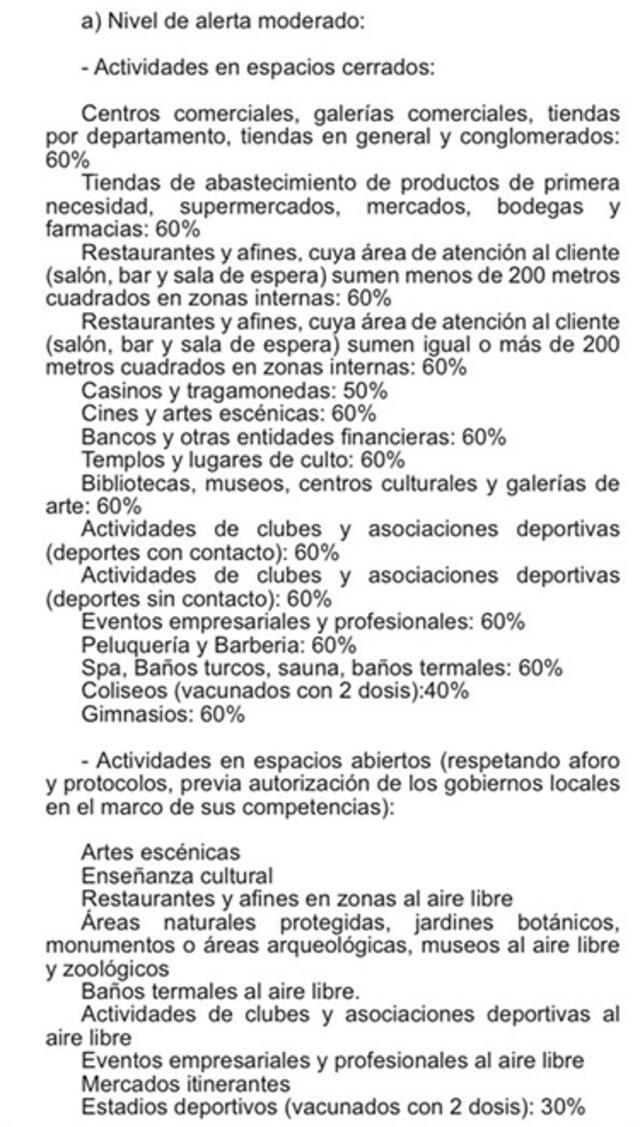 Decreto Supremo Estadios