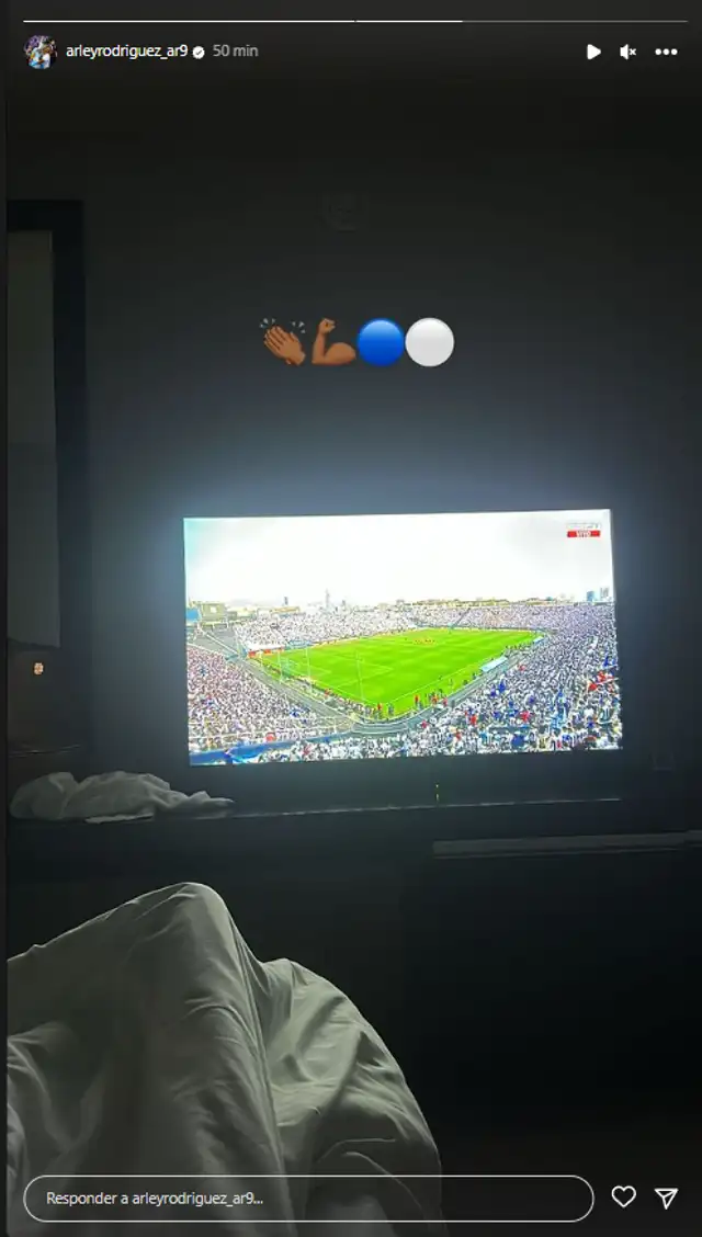 Arley Rodríguez estuvo pendiente del Alianza Lima vs. Paranaense.