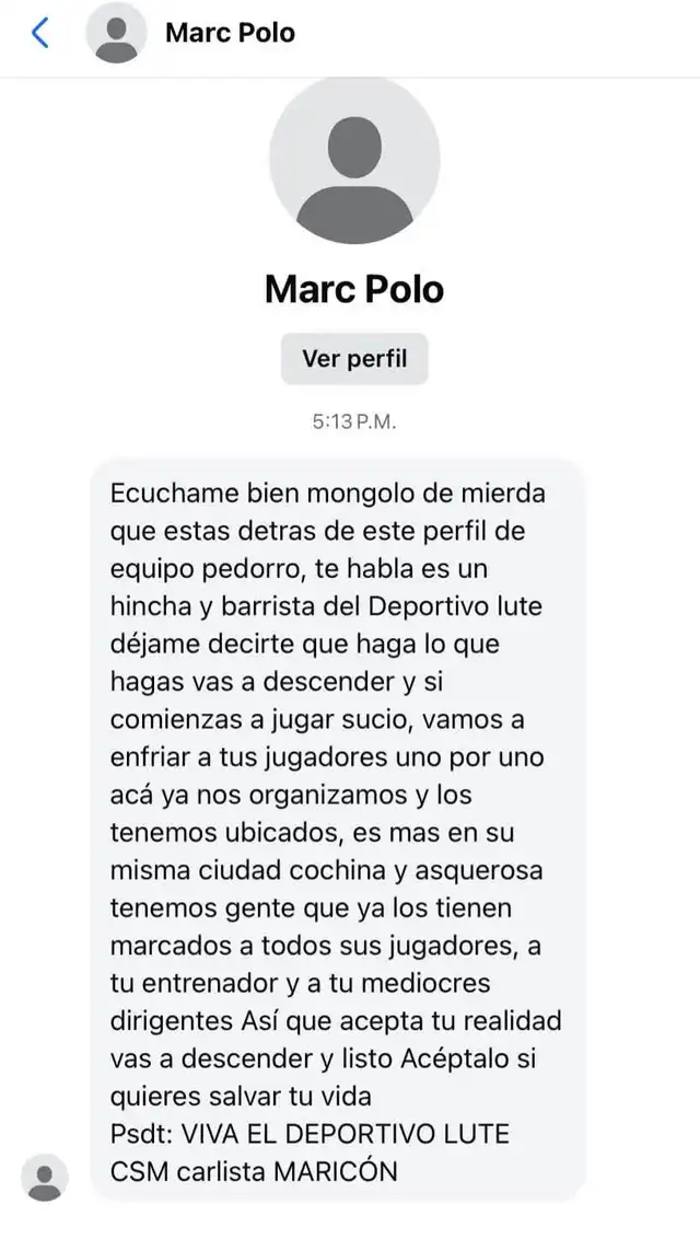 Carlos Stein denunció amenazas en la Liga 3 Carlos Stein denunció amenazas en la Liga 3