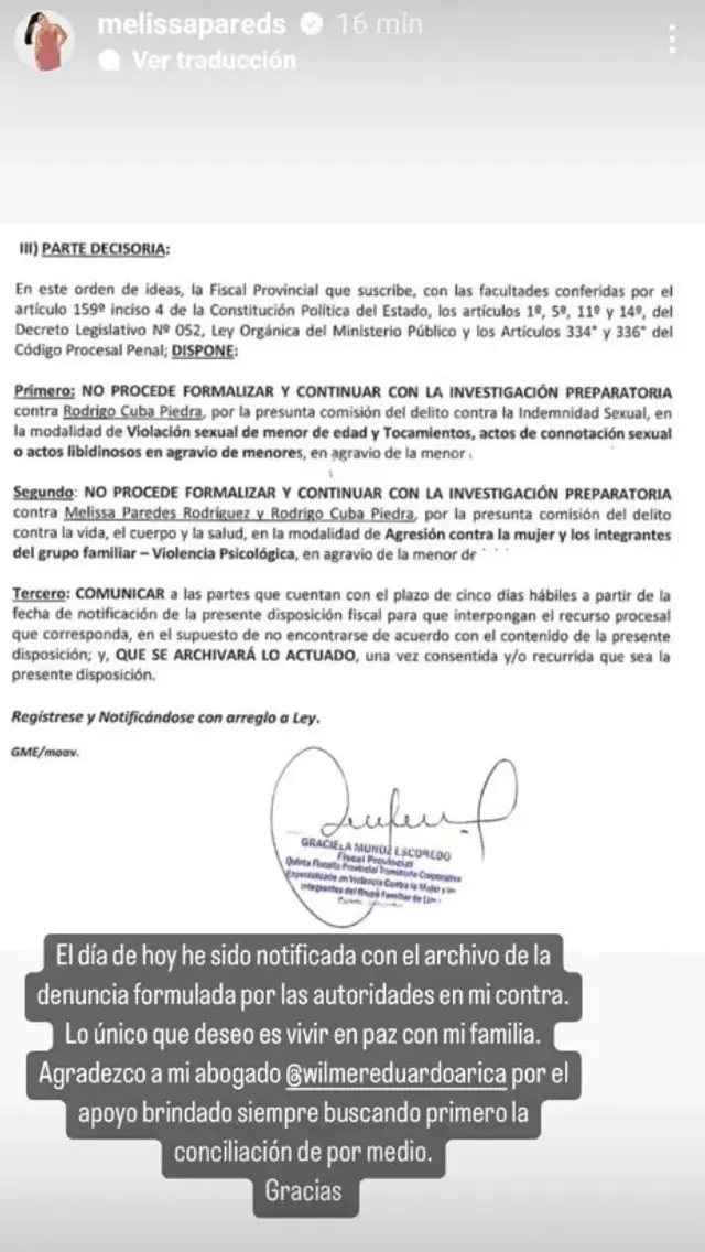 Rodrigo Cuba y Melissa Paredes