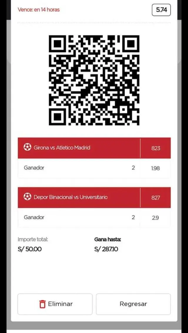 <strong>Hincha apuesta 50 soles al triunfo de Universitario sobre Binacional/ Foto: Facebook</strong> <strong>Hincha apuesta 50 soles al triunfo de Universitario sobre Binacional/ Foto: Facebook</strong>