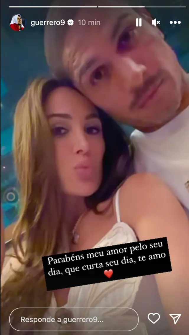 Captura de la publicación de Paolo Guerrero | Foto: Instagram   