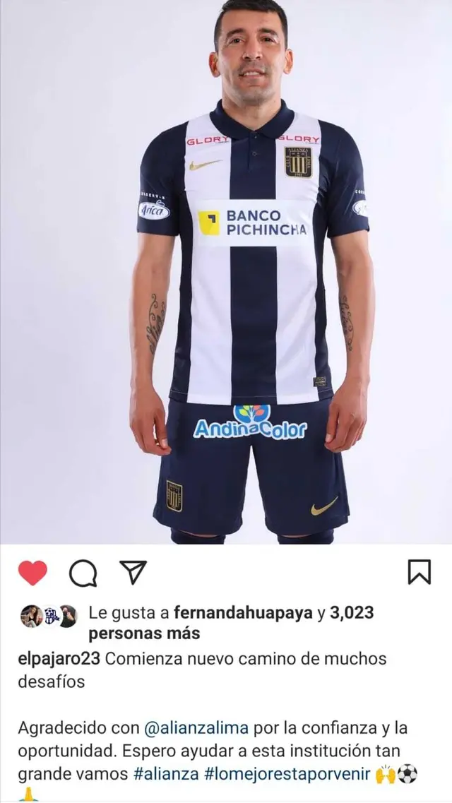 Edgar Benítez en Instagram Edgar Benítez en Instagram