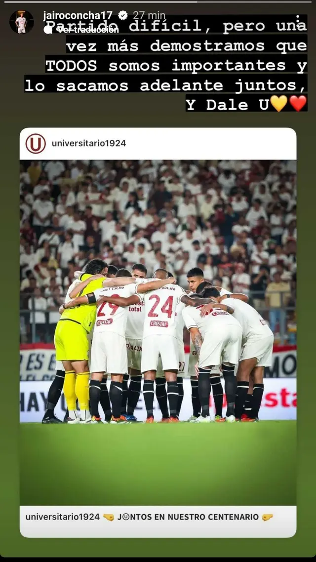 Instagram de Jairo Concha